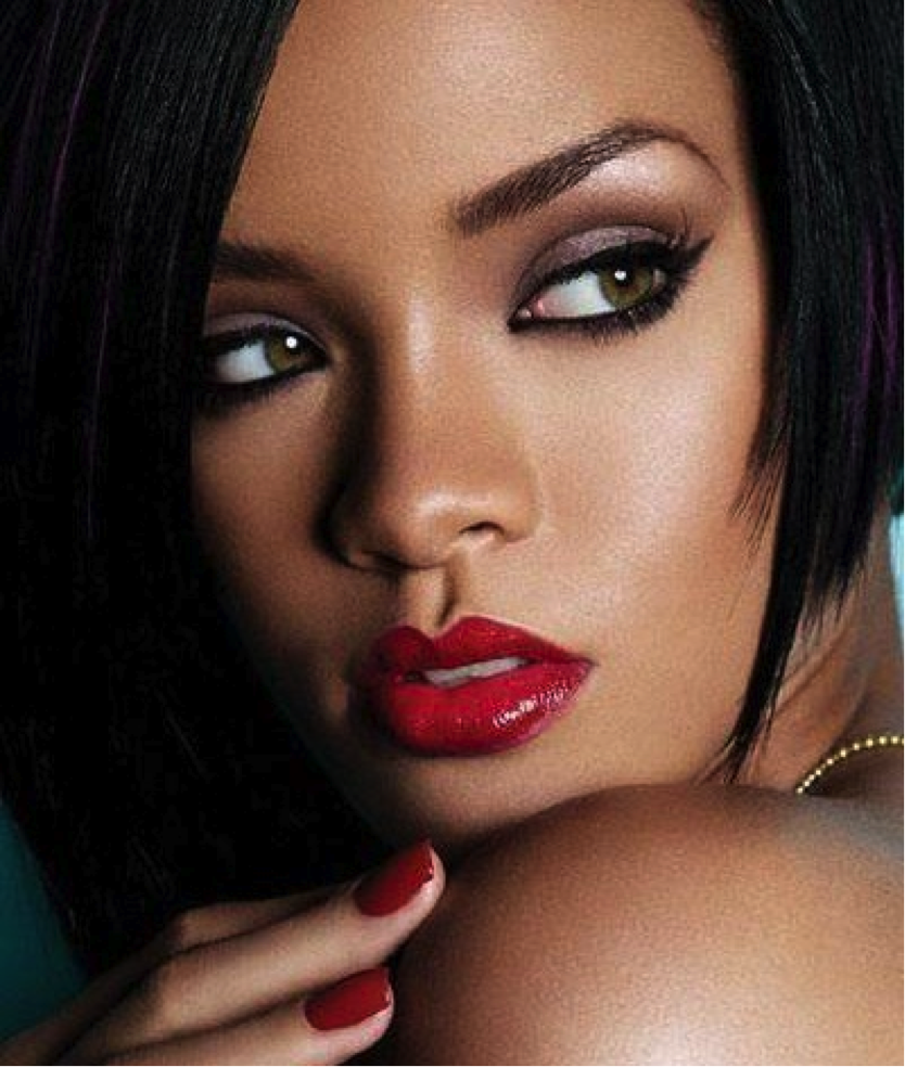 Rihanna-Red-lips