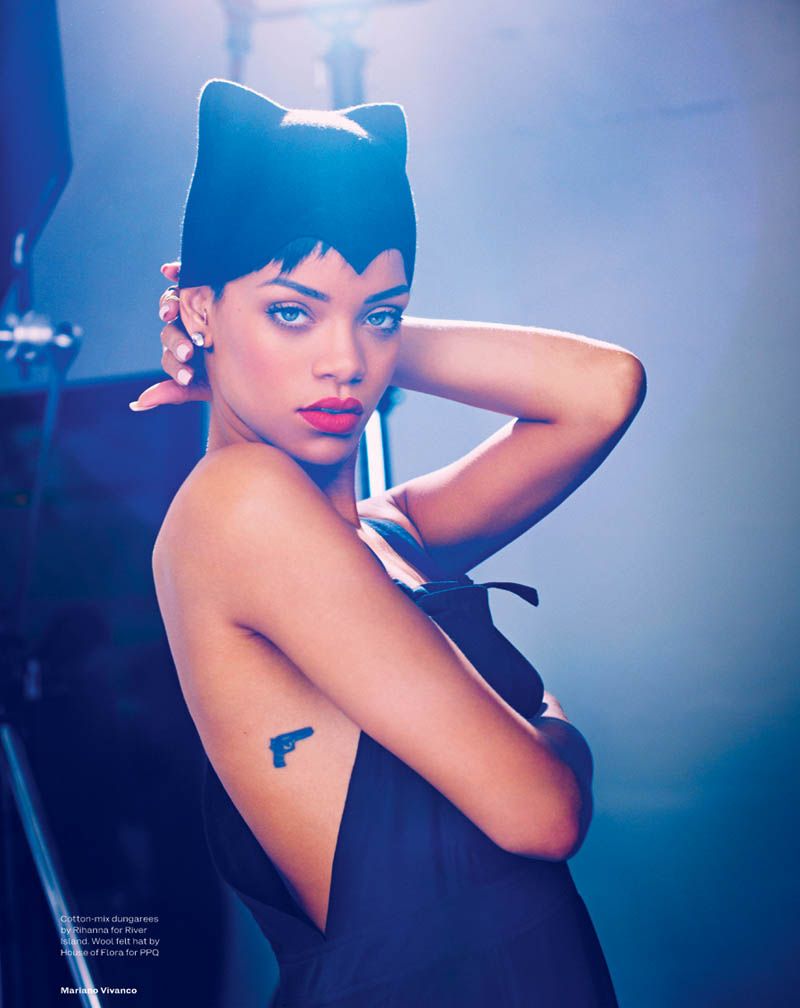 Rihanna by Mariano Vivanco for Elle UK April 2013