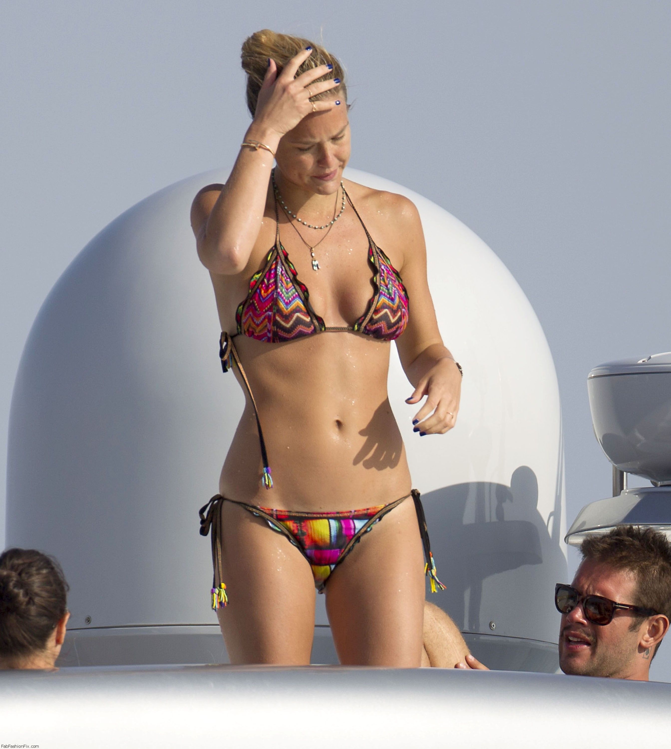 Semi-Exclusive... Bar Refaeli Showing Off Her Hot Bikini Body While On Vacation In Formentera ***NO WEB USE***