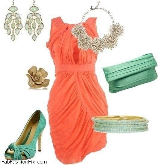 coral color jewelry