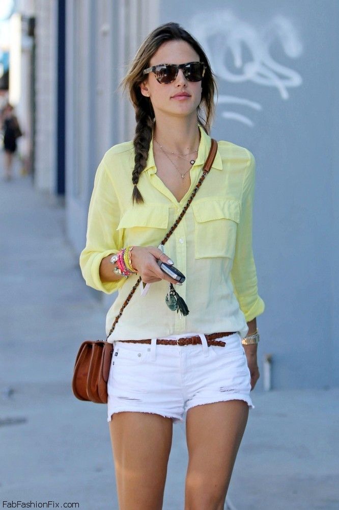 Style Watch: How celebrities wear white shorts for summer style ...