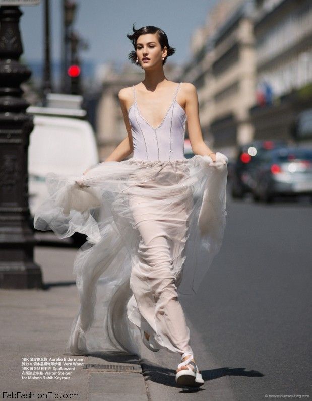 Athena Wilson bride for Harper's Bazaar by Benjamin Kanarek