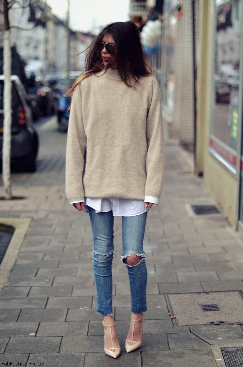 Style Guide: How to wear oversized sweater this fall ...