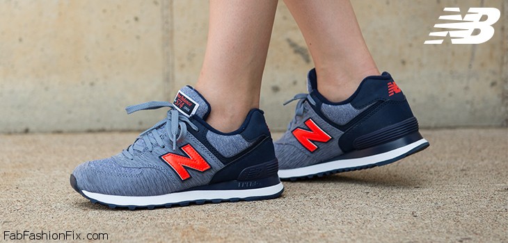 New Balance sneakers.