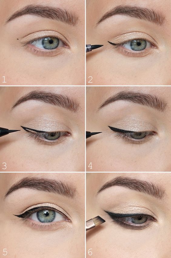The most easiest way to do winged eyeliner.