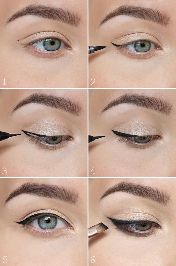 Winged Eyeliner Step By Step At Terri Kent Blog
