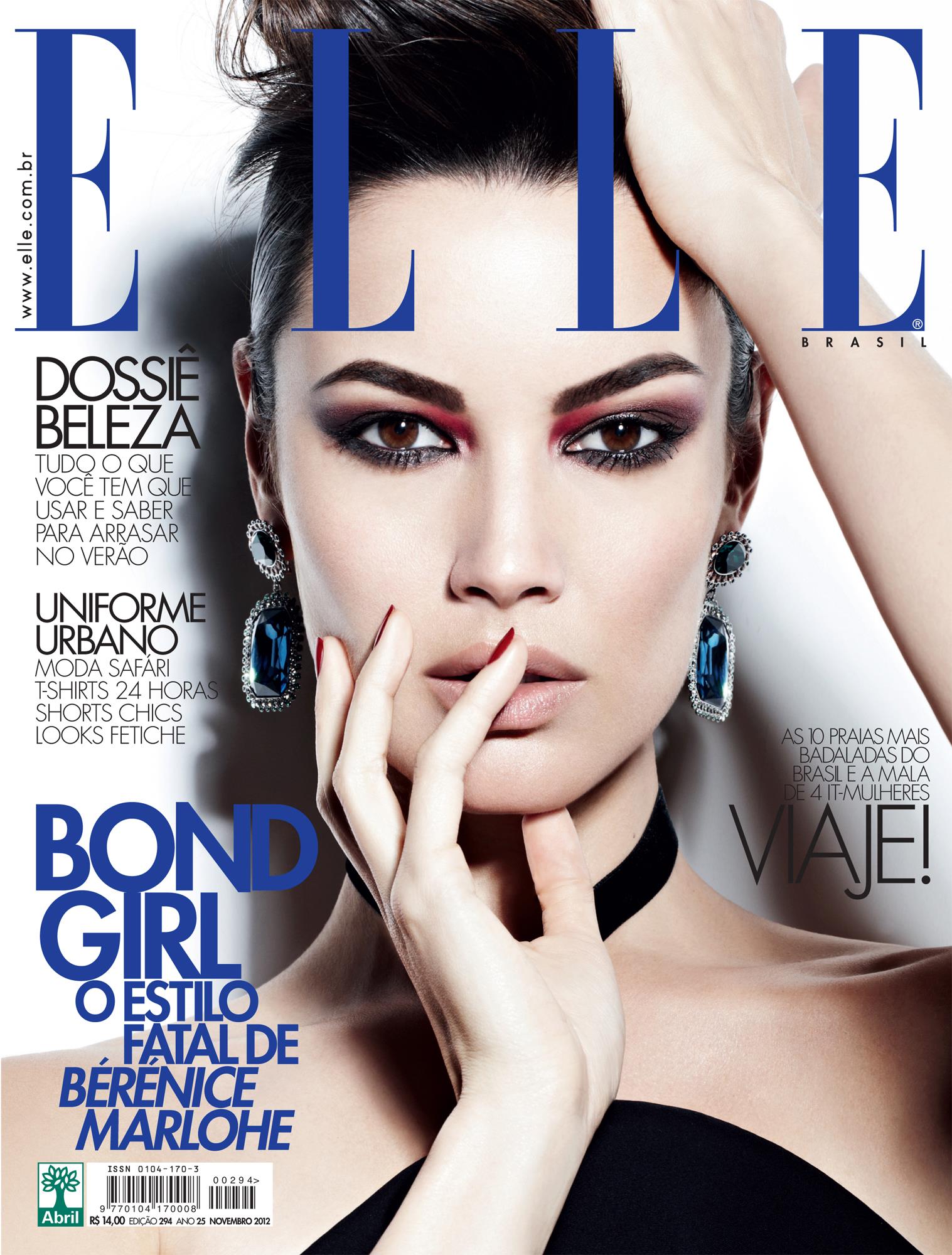 Berenice Marlohe for ELLE Brazil November 2012 | Fab Fashion Fix