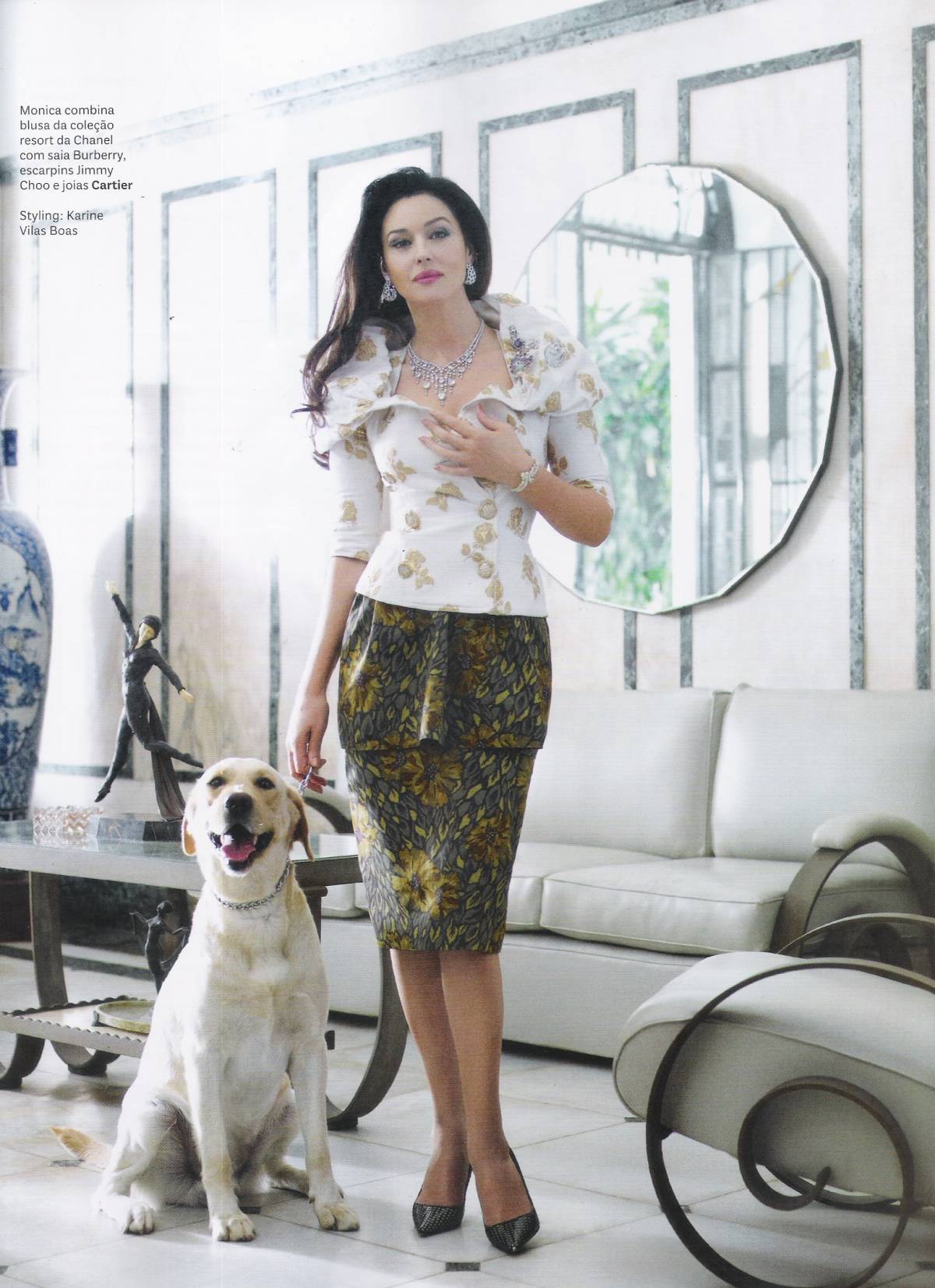 Monica Bellucci for Vogue Brazil January 2013 | Fab Fashion Fix