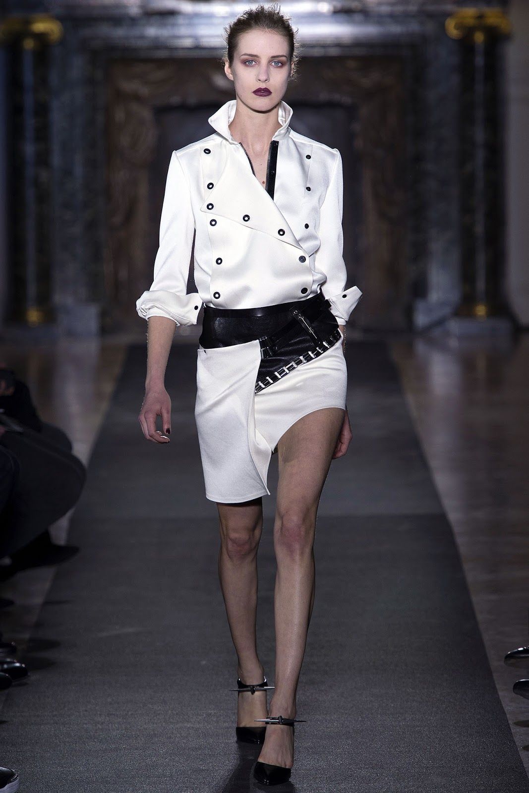 Anthony Vaccarello Fall/Winter 2013 collection – Paris fashion week ...
