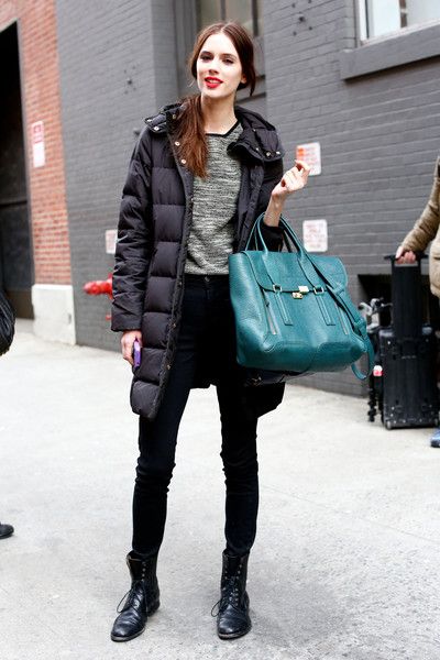 Style Watch: Model street style at New York Fall 2013 fashion week ...