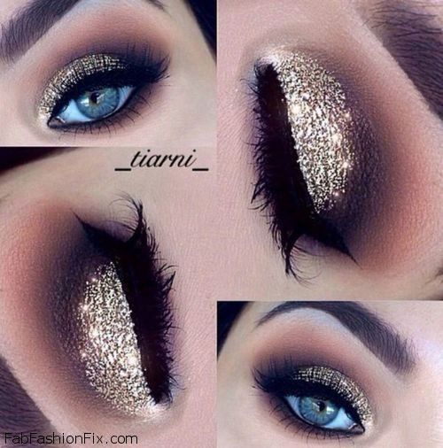 Golden Smokey Eye Makeup Tutorial by Lisa Eldridge - Fab Fashion Fix