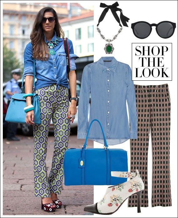 How To Wear Printed Pants In The Right Fashionable Way 