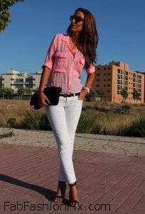 Style Watch: How fashion bloggers wear white jeans this summer? | Fab ...