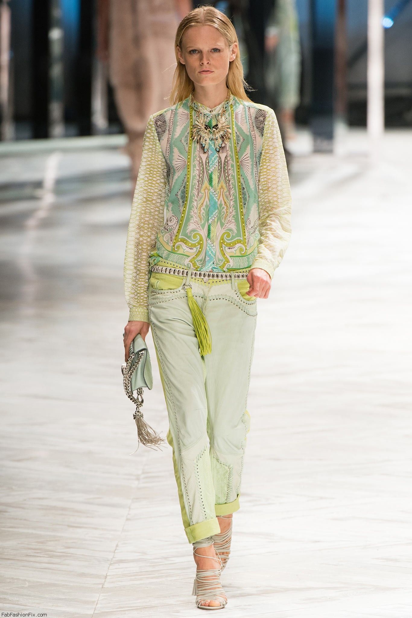 Roberto Cavalli spring/summer 2014 collection – Milan fashion week ...