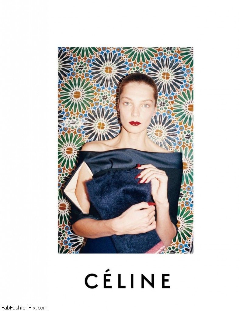 Daria Werbowy for Celine fall 2013 campaign | Fab Fashion Fix