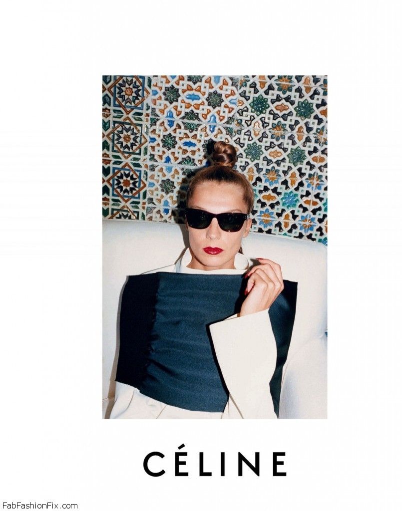Daria Werbowy for Celine fall 2013 campaign | Fab Fashion Fix