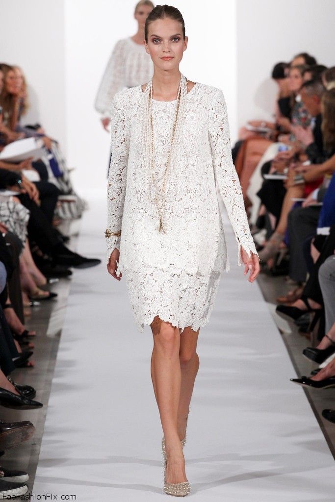 Oscar De La Renta spring/summer 2014 collection – New York fashion week ...