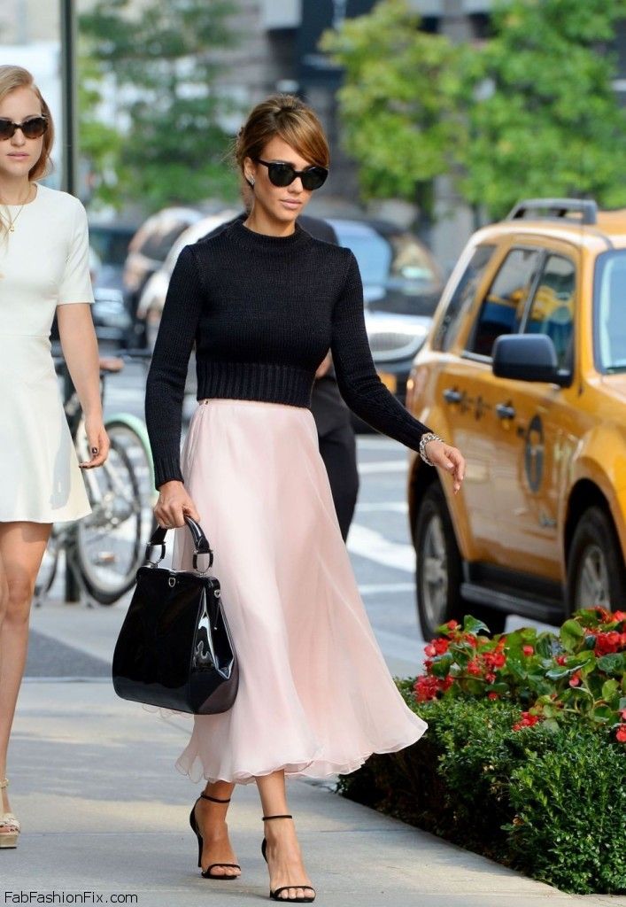Style Watch: Jessica Alba’s style during New York fashion week spring ...