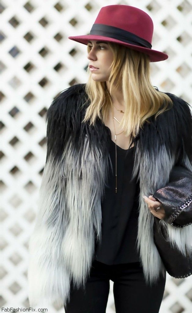 Style Watch: 52 looks with faux fur and fur coats to try this winter ...