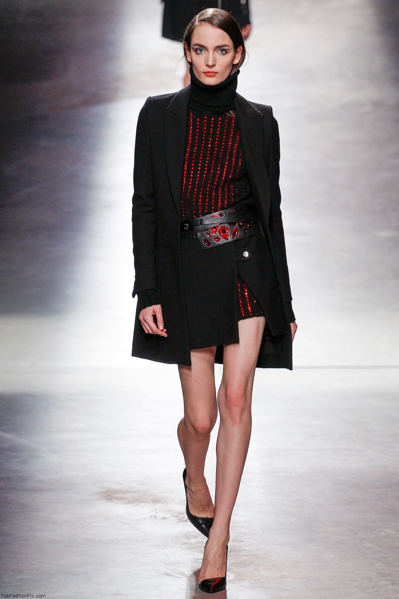 Anthony Vaccarello fall/winter 2014 collection – Paris fashion week ...