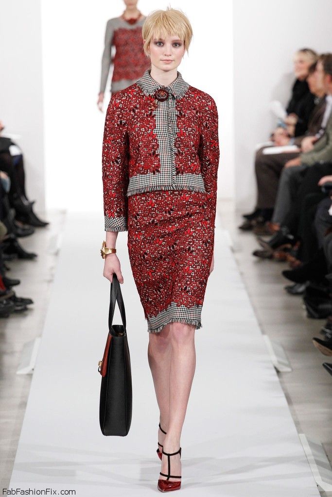 Oscar De La Renta fall/winter 2014 collection – New York fashion week ...