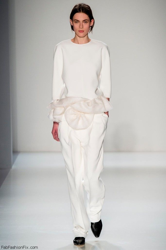 Victoria Beckham fall/winter 2014 collection – New York fashion week ...