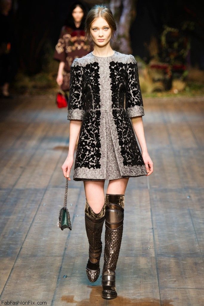 Dolce & Gabbana fall/winter 2014 collection – Milan fashion week | Fab ...