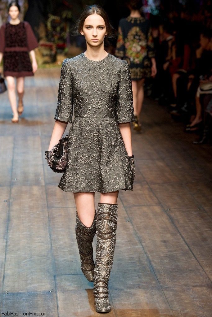 Dolce & Gabbana fall/winter 2014 collection – Milan fashion week | Fab ...