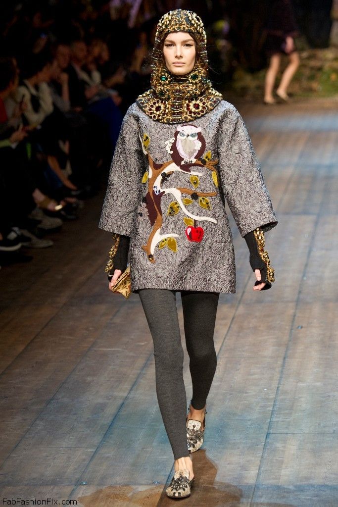 Dolce & Gabbana fall/winter 2014 collection – Milan fashion week | Fab ...