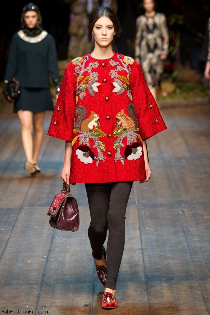 Dolce & Gabbana fall/winter 2014 collection – Milan fashion week | Fab ...