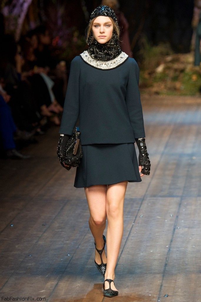 Dolce & Gabbana fall/winter 2014 collection – Milan fashion week | Fab ...