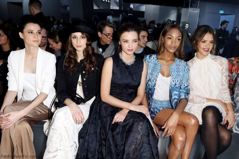 Celebrities at the Paris fashion week fall 2014 (part 1) | Fab Fashion Fix