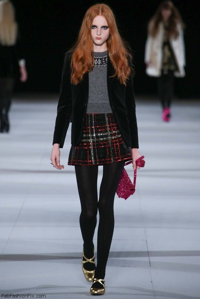 Saint Laurent fall/winter 2014 collection – Paris fashion week | Fab ...