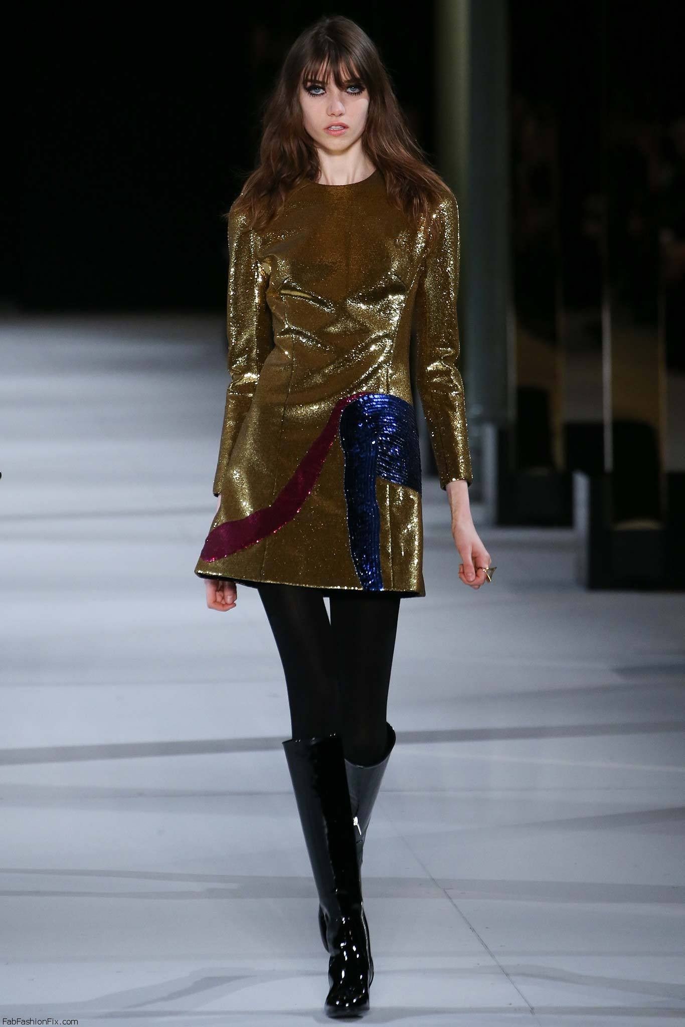 Saint Laurent fall/winter 2014 collection – Paris fashion week | Fab ...
