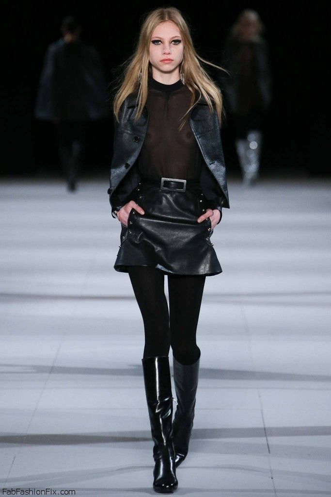 Saint Laurent fall/winter 2014 collection – Paris fashion week | Fab ...