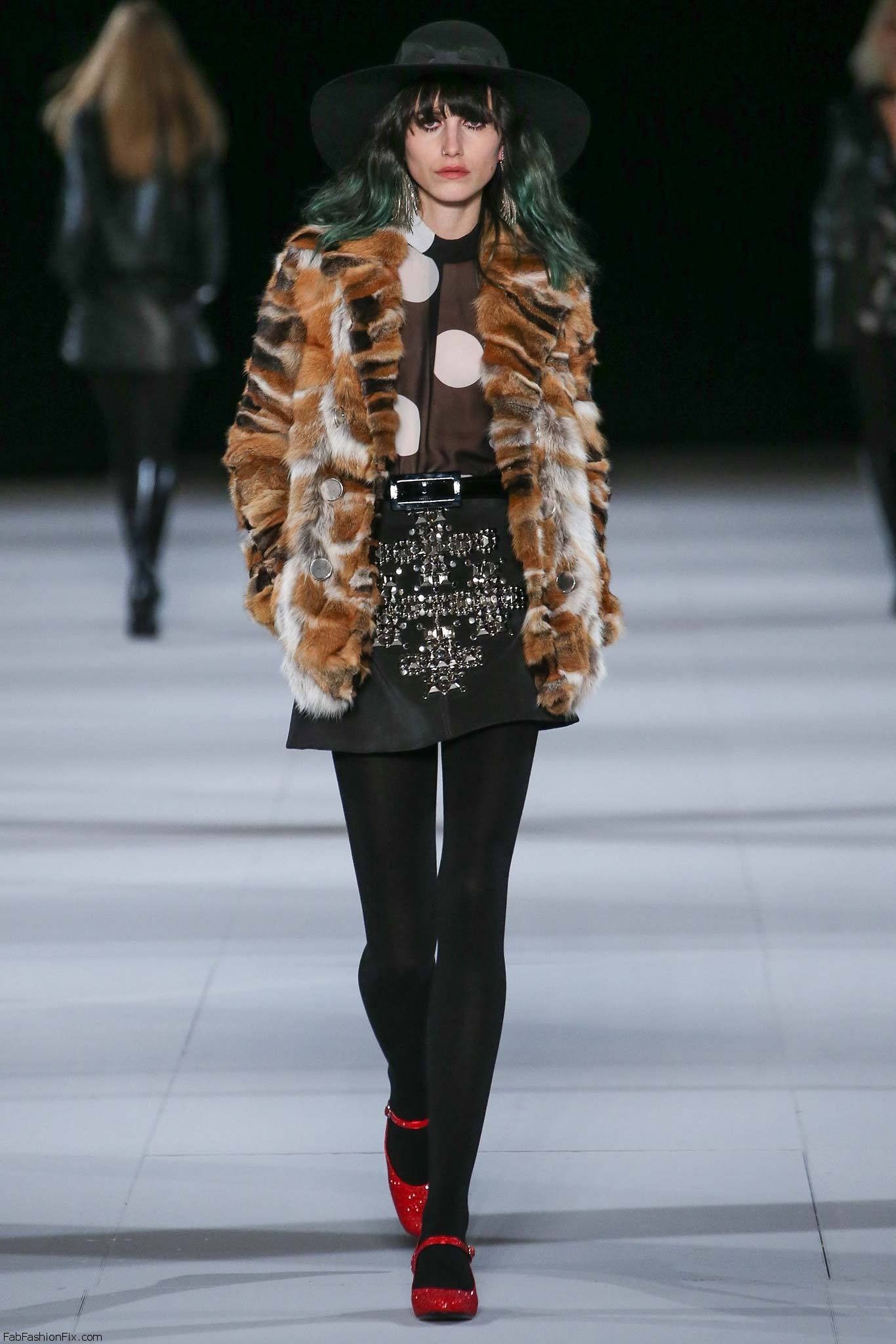 Saint Laurent fall/winter 2014 collection – Paris fashion week | Fab ...