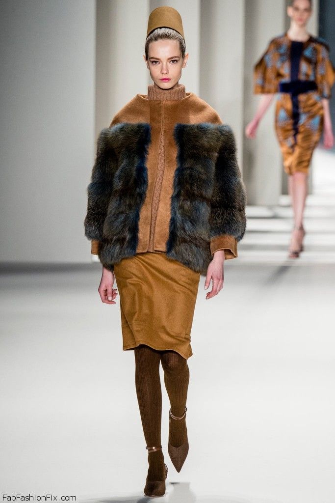 Carolina Herrera fall/winter 2014 collection – New York fashion week ...