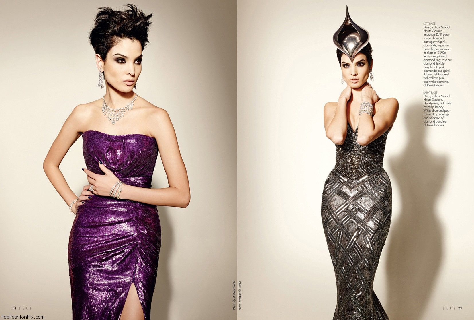 Hanaa Ben Abdesslem for ELLE Arab World March 2014 | Fab Fashion Fix