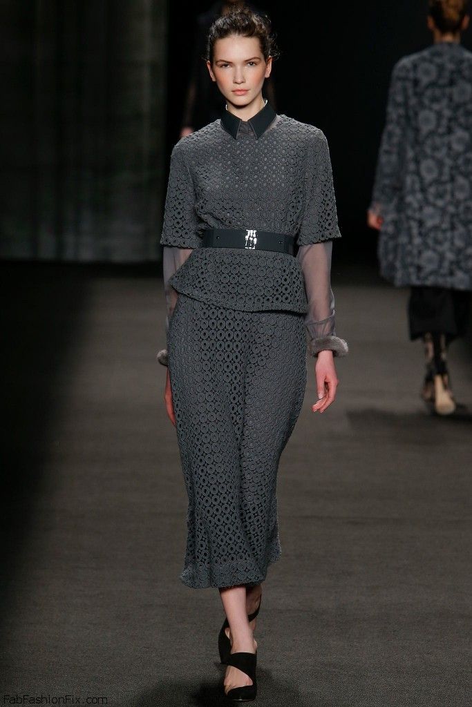 Monique Lhuillier fall/winter 2014 collection – New York fashion week ...
