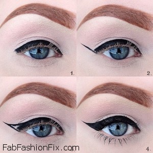 How to create the perfect cat eye make-up look? | Fab Fashion Fix