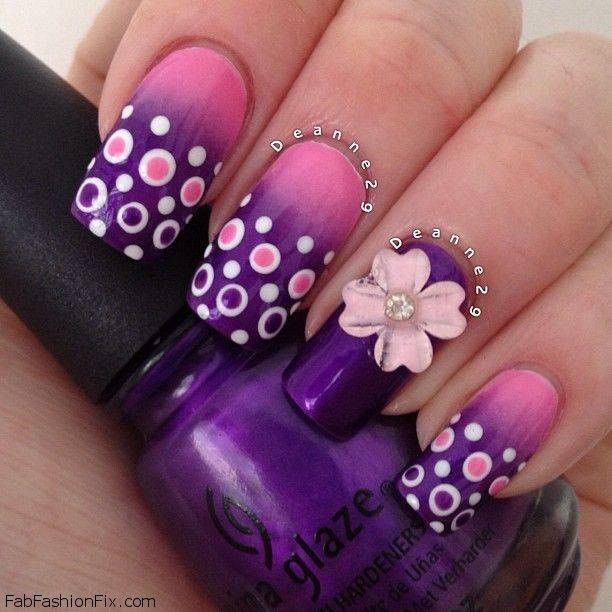 Floral nails and flower nail art inspirations for this spring | Fab ...