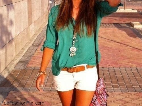 Style Guide: How to style and wear white shorts this summer? | Fab ...