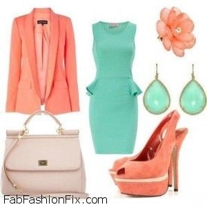Style Guide: 6 chic ways to wear coral and turquoise colors this summer ...