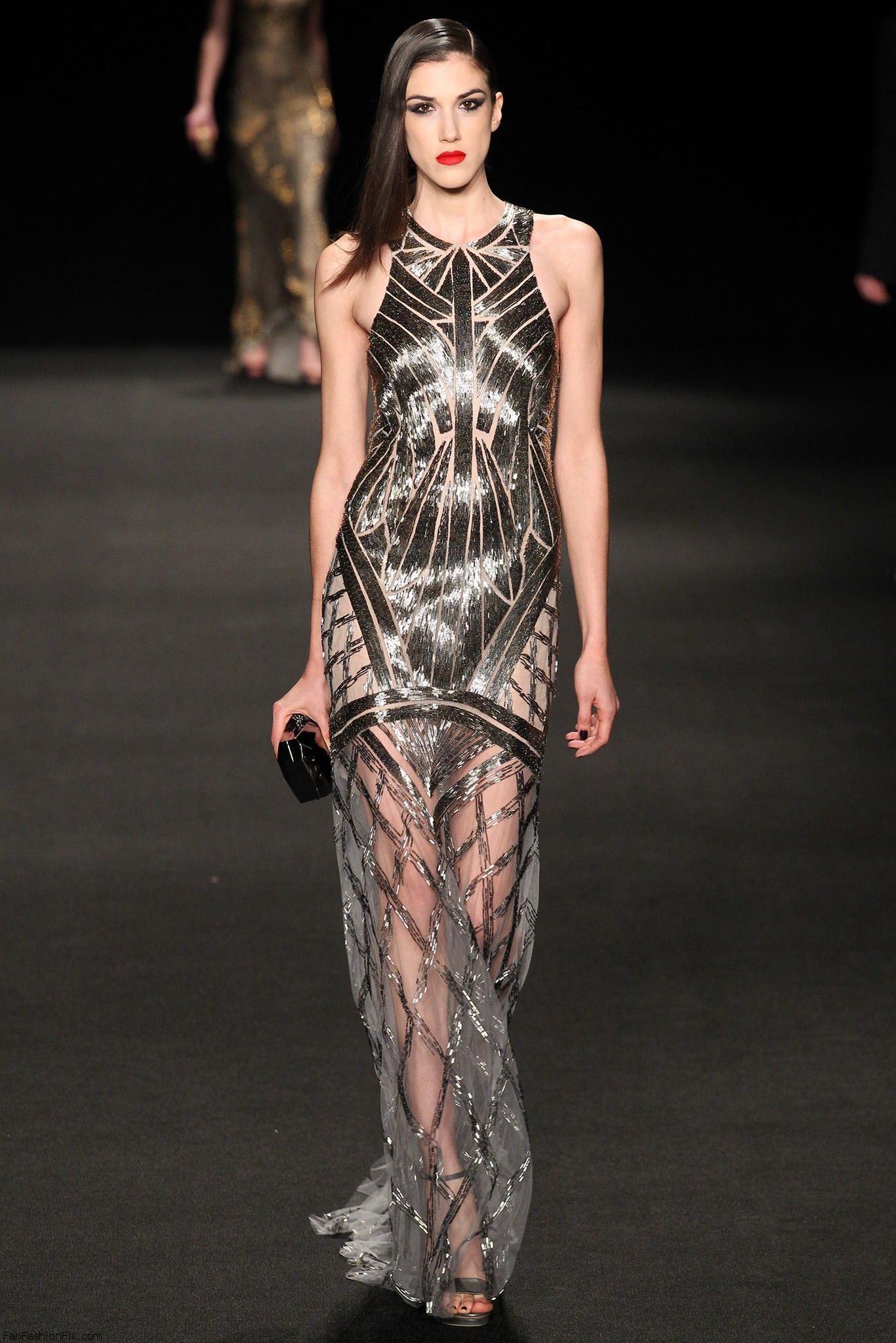 Monique Lhuillier fall/winter 2015 collection – New York fashion week ...
