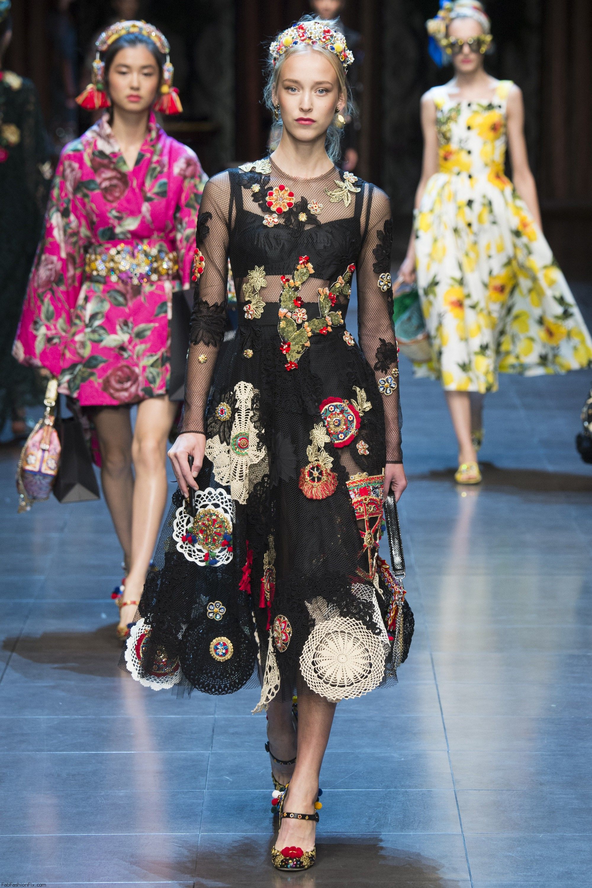 Dolce & Gabbana spring/summer 2016 collection Milan fashion week