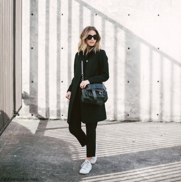 Style Watch: Wear black color this fall like fashion bloggers | Fab ...