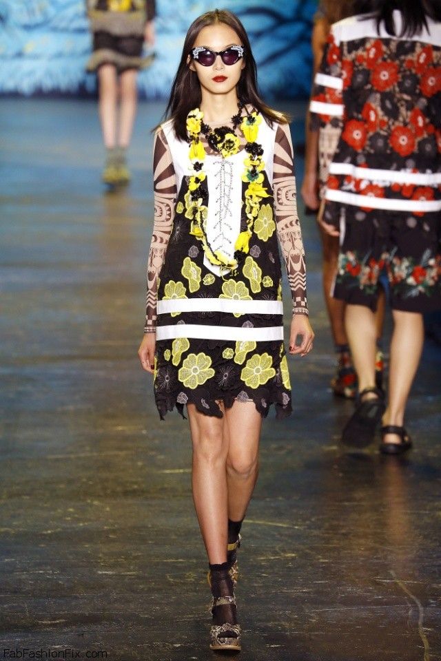 Anna Sui spring/summer 2016 collection – New York fashion week | Fab ...