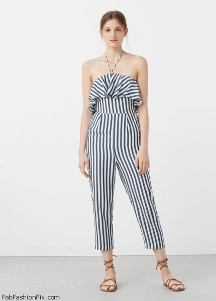 mango denim jumpsuit